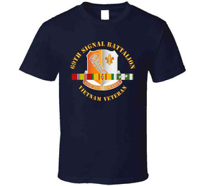 69th Signal Battalion - Vietnam Veteran W Vn Svc Cen T Shirt