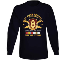 Load image into Gallery viewer, Army - 37th Field Artillery Battalion - Dui - Artillery Branch - Cold War Veteran Cold Svc X 300 T Shirt
