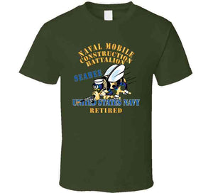 Navy - Seabee - Retired X 300 Classic T Shirt, Crewneck Sweatshirt, Hoodie, Long Sleeve