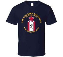 Load image into Gallery viewer, Army - Coa - 2nd Engineer Battalion - Sapper Steel T Shirt
