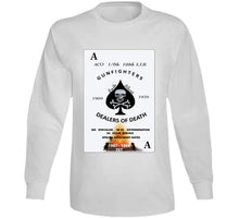 Load image into Gallery viewer, Army - Aco 1-6th 198th L.i.b -gunfighters - Death Card 67-69 Tet W Fire X 300 T Shirt
