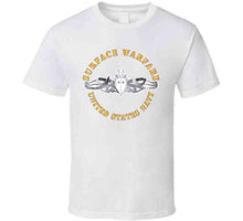 Load image into Gallery viewer, Navy - Surface Warfare Badge - Silver X 300 T Shirt
