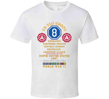 Load image into Gallery viewer, Army - Us Viii Corps - 9th Army - Central Europe - Rhineland Eur Svc X 300 T Shirt
