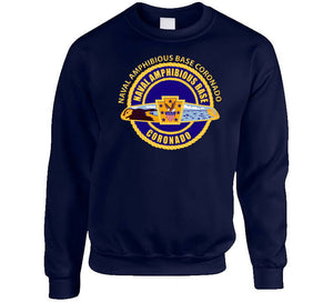 Navy - Naval Amphibious Base Coronado W Txt Classic T Shirt, Crewneck Sweatshirt, Hoodie, Long Sleeve