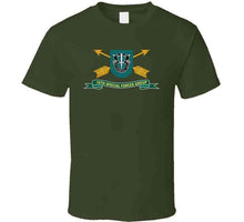 Load image into Gallery viewer, Army - 19th Special Forces Group - Flash W Br - Ribbon X 300 T Shirt

