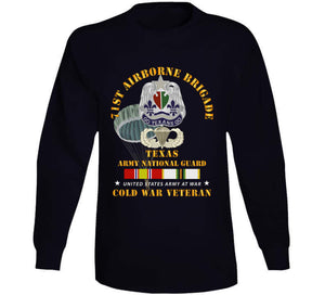 Army - 1st Airborne Brigade - Txarng - Cold War Veteran W Cold Svc  X 300 Classic T Shirt, Crewneck Sweatshirt, Hoodie, Long Sleeve