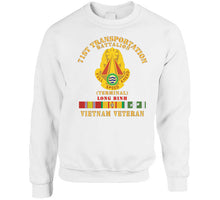 Load image into Gallery viewer, Army - 71st Transportation Battalion -  Terminal - Long Binh - Vietnam Vet  W Vn Svc X 300 Classic T Shirt, Crewneck Sweatshirt, Hoodie, Long Sleeve
