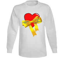 Load image into Gallery viewer, Army - Heart - Yellow Ribbon - Support Troops And Vets X 300 Classic T Shirt, Crewneck Sweatshirt, Hoodie, Long Sleeve
