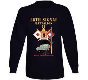 38th Signal Bn - Dui - Br - Pershing Firing W Commo Station - Sat Dish X 300 T Shirt