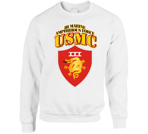 Usmc -  Iii Marine Amphibious Force - Maf T Shirt