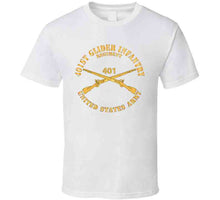 Load image into Gallery viewer, Army  - 401st Glider Infantry Regiment - Us Army W Branch X 300 T Shirt
