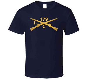 Charlie Company, 1st Battalion, 179th Infantry Regiment - Inf Branch Wo Txt X 300 T Shirt