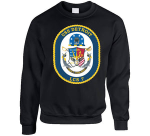 Navy - Uss Detroit (lcs-7) Wo Txt X 300 Classic T Shirt, Crewneck Sweatshirt, Hoodie, Long Sleeve