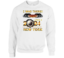 Load image into Gallery viewer, Total Eclipse - 2024 - I Was There W Yellow Outline - New York T Shirt

