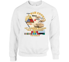 Load image into Gallery viewer, Gulf War Combat Armor Vet W 1st Armored Division X 300 Classic T Shirt, Crewneck Sweatshirt, Hoodie, Long Sleeve
