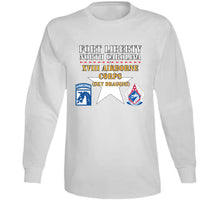 Load image into Gallery viewer, Army - Fort Liberty North Carolina - Xviii Airborne Corps (sky Dragons) - Ssi - Dui X 300 T Shirt
