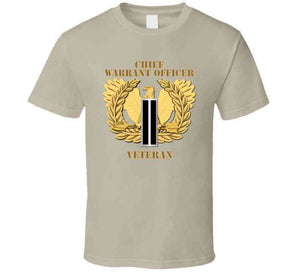 Emblem - Warrant Officer - Cw6 - Veteran X 300 T Shirt