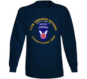 11th Airborne Division - Arctic Angels W Arctic Tab X 300 Classic T Shirt, Crewneck Sweatshirt, Hoodie, Long Sleeve