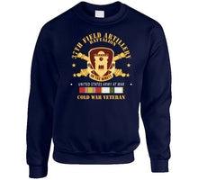 Load image into Gallery viewer, Army - 37th Field Artillery Battalion - Dui - Artillery Branch - Cold War Veteran Cold Svc X 300 T Shirt
