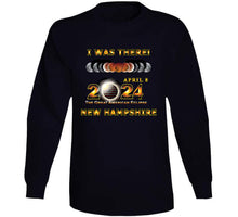 Load image into Gallery viewer, Total Eclipse - 2024 - I Was There W Yellow Outline - New Hampshire T Shirt
