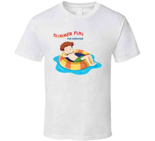 Load image into Gallery viewer, Boy In Water Tub Floating - Summer Fun For Everyonex 300 T Shirt
