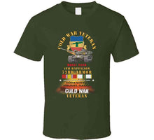 Load image into Gallery viewer, Army - Cold War Vet - 4th Bn 73rd Armor - 1st Inf Div - Panzer Kaserne Boblingen, Frg - M60a1 Tank W Cold Svc X 300 T Shirt
