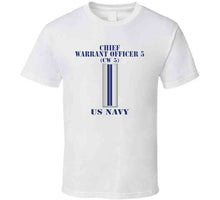 Load image into Gallery viewer, Navy - Rank - Chief Warrant Officer - Cw5 T Shirt
