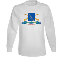 Load image into Gallery viewer, Army - 371st Infantry Regiment - Black Devils W Br - Ribbon Classic T Shirt, Crewneck Sweatshirt, Hoodie, Long Sleeve
