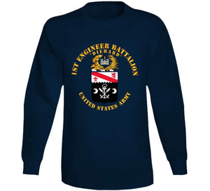 Army - Coa - 1st Engineer Battalion - Diehard T Shirt