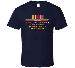 Army - Camp Mckall, Nc W Svc Wwii W Streamer X 300 Classic T Shirt, Crewneck Sweatshirt, Hoodie, Long Sleeve