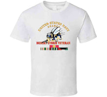 Load image into Gallery viewer, Navy - Seabee - Desert Storm Veteran X 300 T Shirt
