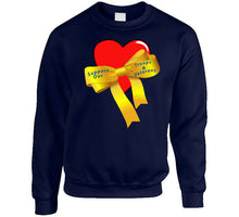 Load image into Gallery viewer, Army - Heart - Yellow Ribbon - Support Troops And Vets X 300 Classic T Shirt, Crewneck Sweatshirt, Hoodie, Long Sleeve

