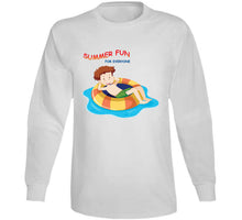 Load image into Gallery viewer, Boy In Water Tub Floating - Summer Fun For Everyonex 300 T Shirt
