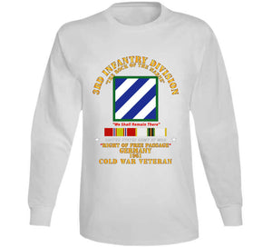 Army - 3rd Id - Right Of Passage - Germany W Cold War Svc T Shirt