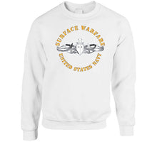 Load image into Gallery viewer, Navy - Surface Warfare Badge - Silver X 300 T Shirt
