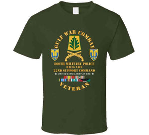 Gulf War Combat Vet - 800th Mp Brigade - Ssi, 22nd Support Command Ssi W Gulf Svc X 300 Classic T Shirt, Crewneck Sweatshirt, Hoodie, Long Sleeve