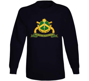 Army - 8th Military Police Brigade W Br - Ribbon Classic T Shirt, Crewneck Sweatshirt, Hoodie, Long Sleeve