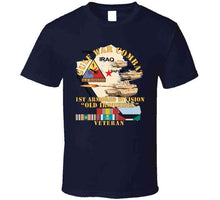 Load image into Gallery viewer, Gulf War Combat Armor Vet W 1st Armored Division X 300 T Shirt
