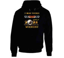 Load image into Gallery viewer, Total Eclipse - 2024 - I Was There W Yellow Outline - Vermont Classic T Shirt, Crewneck Sweatshirt, Hoodie, Long Sleeve
