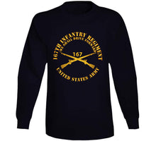 Load image into Gallery viewer, Army -167th Infantry Regiment - We Shall Drive Forward - Infantry Branch X 300 T Shirt
