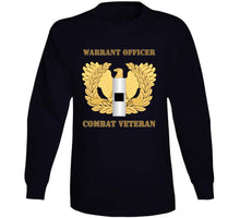 Load image into Gallery viewer, Emblem - Warrant Officer - Wo1 - Combat Veteran X 300 T Shirt
