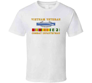 Army - Vietnam Veteran - Cbt Infantryman W Cib Vn Svc Classic T Shirt, Crewneck Sweatshirt, Hoodie, Long Sleeve