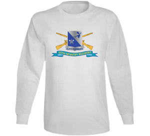 Army - 66th Infantry Regiment - Dui W Br - Ribbon X 300 Classic T Shirt, Crewneck Sweatshirt, Hoodie, Long Sleeve