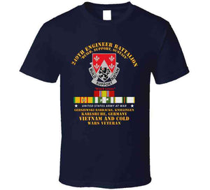 Army - 249th Engineer Bn - Karlsruhe, Germany W Vn And Cold Svc Classic T Shirt, Crewneck Sweatshirt, Hoodie, Long Sleeve