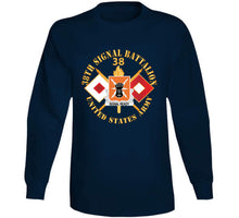 Load image into Gallery viewer, Army - 38th Signal Battalion - Dui - Us Army W Bn Number - Sig Br X 300 T Shirt
