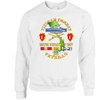 Load image into Gallery viewer, Army - Vietnam Combat Infantry Veteran W 25th Inf Div Ssi V1 Long Sleeve T Shirt
