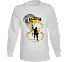Load image into Gallery viewer, Army - Infantry - Follow Me - Ranger Tab - Paratrooper X 300 Classic T Shirt, Crewneck Sweatshirt, Hoodie, Long Sleeve
