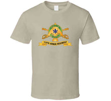 Load image into Gallery viewer, 110th Armor Regiment W Br - Ribbon X 300 T Shirt
