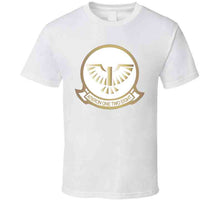 Load image into Gallery viewer, Attack Squadron 128 - Golden Intruders - White X 300 T Shirt
