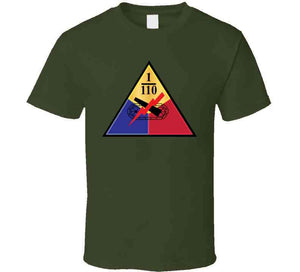 Armor - 1st Battalion, 110th Armor Regiment - Ssi Wo Txt T Shirt